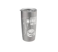 Caffeina Drip Human Brain Coffee Lover Mai Stato Più Sveglio Bicchiere termico in acciaio inox doppia parete