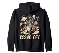 Caffeina E Cosmologia Astronomia Amante del caffè Felpa con Cappuccio
