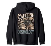 Caffeina E Cosmologia Astronomia Amante del caffè Felpa con Cappuccio
