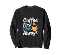 Caffeina mattutina di caffè Primi Uccelli Felpa