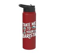 Caffeina UFO UFO Divertente Caffeina Stainless Steel Insulated Water Bottle