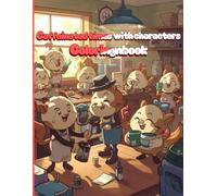 Caffeinated times with characters: Cute, Relaxing & Cozy Coffee Designs for Adults and Teens