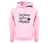 Caffeine Prima Happy - Adulti Felpa/Maglione - Caffè Tè Latte Bevanda Love