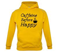 Caffeine Prima Happy - Bambini Felpa/Maglione - Caffè Tè Latte Bevanda Love Brew