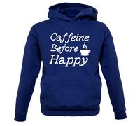 Caffeine Prima Happy - Bambini Felpa/Maglione - Caffè Tè Latte Bevanda Love Brew