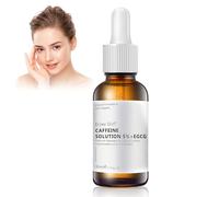 Caffeine Solution 5% + EGCG, Siero Caffeina Contorno Occhi, Caffeina Eye Siero Anti Aging, Riduce occhiaie, Linee Sottili Intorno Agli e il Gonfiore, contorno occhi per Donne e Uomini, 30ml