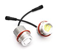 CaFfen Angel Eyes 2pcs 120W 6000K Lampada Angel Eyes Luci di Posizione Lampadine Fit Use for BMW E87 E39 M5 E60 E61 E63 E64 M6 E65 E66 E83 X3 E53 X5 2000-2008 LED Angel (Color : 2 Pieces)