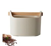 Caffetteria Knockbox, Contenitore Per Disco 1300ml-tee Box Con Assorbimento D'urto E Base Non Slittata | Contenitore Di Fondi Di Caffè Facile Da Pulire Per Un Piano Di Lavoro, Ufficio, Access