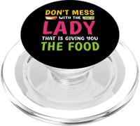 Caffetteria Lady non scherzare con la signora pranzo PopSockets PopGrip per MagSafe