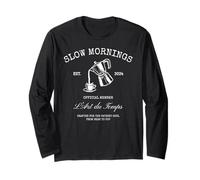 Caffetteria Slow Mornings Barista Maglia a Manica