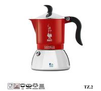 CAFFETTIERA 2 TZ TAZZA FIAMMETTA INDUCTION ROSSA PER INDUZIONE