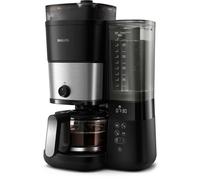 Caffettiera a filtro con macinacaffè integrato - PHILIPS - HD7888/01 - Fino a 10 tazze - 1,25 L - Nero / Argento
