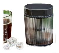 Caffettiera a freddo con coperchio e filtro, tazza a prova di perdite da | per caffè e tè, resistente a temperature da -30 °C a 100 °C, portatile per viaggi e ufficio, filtro a maglia fine per una