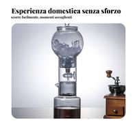 Caffettiera a Goccia Fredda Flusso Regolabile Caffettiera per Cold Brew per