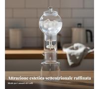 Caffettiera a Goccia Fredda Flusso Regolabile Caffettiera per Cold Brew per