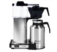 Caffettiera a Goccia Moccamaster 39251 1,8 L 14 Tazze Nero Acciaio Inox