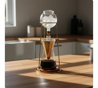 Caffettiera a Gocciolamento Freddo Trasparente Infusore Premium per Casa