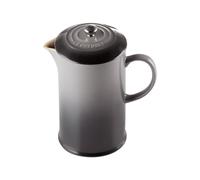 Le Creuset Coffee Press in gres vetrificato con Pressa in Acciaio Inox, 1 L, Flint, 91028200444000