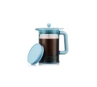 Caffettiera a stantuffo Bodum Bean Set Hot & Cold Brew 1,5 L Blu con coperchio