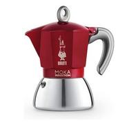 Bialetti Macchina Caff Caffettiera Moka 6 Tazze colore Rosso - 0004833 Moka Induction