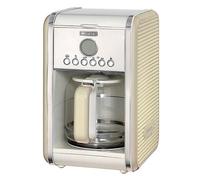 Ariete 1342 Macchina per Caffè Americano - 12 tazze - Caraffa in vetro temperato - Programmazione fino a 24 ore - Autospegnimento - 2000 Watt - Beige