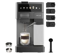 Cecotec Macchina per Caffè Espresso - Macchina Caffè a Capsule FreeStyle Latte T. 1350W, 20Bar, Serbatoio 1,6L di Acqua e 400ml di Latte, Compatibile con Caffè Macinato, Dolce Gusto, Nespresso e K-Fee