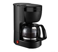 Caffettiera automatica con timer 24 ore, mantiene caldo e protezione contro il surriscaldamento, spegnimento automatico per una preparazione affidabile (è nero)