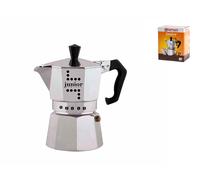 Caffettiera Bialetti In Alluminio Junior, Argento, 3 Tazze