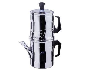 Caffettiera Caffè Tradizionale Napoletana in alluminio diamante 6 tazze
