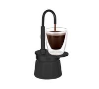 Caffettiera-Caffettiera a tubo di alluminio da 6 tazze per la birra veloce, pentola per alimenti con beccuccio facile, macchina leggera per campeggio, cucina, giardino, 3.15x2.36x6.69 pollici