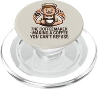Caffettiera Caffettiera Amante Barista Latte Brewing PopSockets PopGrip per MagSafe