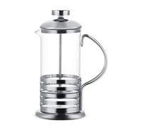 Caffettiera,Caffettiera in Vetro in Acciaio Inox Teiera con Filtro Francese, con Doppi Filtri, Senza Fondi di caffè, Stantuffo in Acciaio Inossidabile E Vetro Resistente al Calore, per I Viaggi