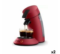 Caffettiera con Capsule Philips SENSEO ORIGINAL PLUS Rosso 1 bar 0,7 L [2 Uni