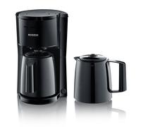 Caffettiera con due caraffe termiche Severin Ka 9307 - 1000 W Nera