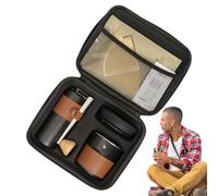 Caffettiera Da Campeggio - Kit Da Trasporto Portatile Con Macinacaffè Manuale In Acciaio Inossidabile | Forniture Multifunzionali Per La Macinazione Dei Fagioli Per Viaggi Avventurosi | Set Di Filtri