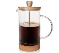 Caffettiera e teiera a pistone in vetro da 1 litro