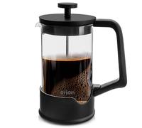 Caffettiera e teiera a pistone in vetro NERO da 400 ml