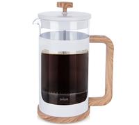 Caffettiera e teiera a pistone in vetro WHITELINE 1 l