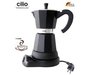 CAFFETTIERA ELETTRICA MODELLO CLASSICO X CAFFE' ESPRESSO 6 TAZZE "CILIO" GERMANY