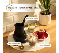 Caffettiera elettrica per caffè turco CHiATO potPLAY 3-in-1 - Nera