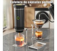 Caffettiera elettrica portatile a Capsule caffettiera Espresso pompa di riscaldamento Cordless pressa caffettiera da viaggio e auto 3 in 1 caffettiera green