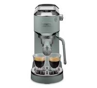De'Longhi Dedica Duo EC890.GR Macchina Manuale per Caffè Espresso, Cappuccino e Cold Brew, Barista, Dotata di Lancia vapore per My LatteArt, Display Touch, Larga 15cm, Serbatoio Estraibile 1,1L, Verde