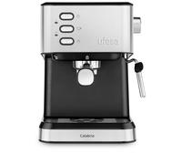 Macchina per caffè espresso Ufesa Calabria da 1,5 l e 20 bar in acciaio inox con vaporizzatore e scaldatazze