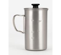 Caffettiera francese Snow Peak Titanium grigio