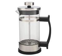 Caffettiera French Press, 350ml Francese Macchina Caffè Teiera Pressofiltro Pot Espresso Maker Portatile Doppia Filtro Corpo Acciaio Inox Contenitore Vetro Borosilicato per Ristorante Bar Domestico