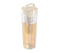 Caffettiera Ghiacciata - Teiera Per Frutta Ghiacciata | Di Caffè A Freddo A Brew | Brewer Di Tè Manuale Da 1100 Ml Con Bottiglia D'acqua Del Frigorifero Portatile Per Casa, Caffè, Appartamento,