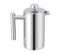 Caffettiera in Acciaio Inossidabile a Doppia Parete da 350 Ml Teiera con Pressa Francese Teiera con Pressa per Filtro Tè Pressoir Caffettiera Francese Pentola da 700 Ml Pistone