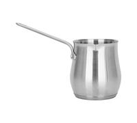Caffettiera in acciaio inox compatibile con più piani cottura, bollitore per versare il latte, scalda latte, caffettiere con manico lungo con beccuccio di precisione
