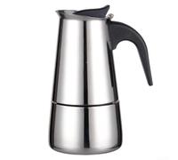 Caffettiera in acciaio inox, design ergonomico ed elegante con caratteristiche di sicurezza per una grande esperienza di caffè (200 ml)