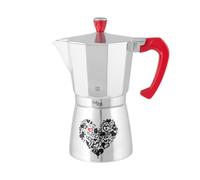 Caffettiera In Alluminio Dolce Caffe' 9 Tazze Habi